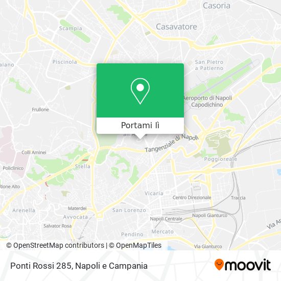 Mappa Ponti Rossi 285