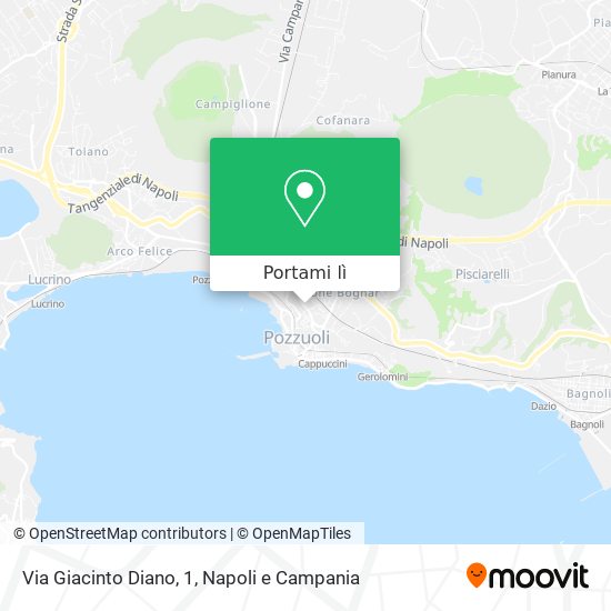 Mappa Via Giacinto Diano, 1