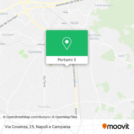 Mappa Via Cosenza, 25