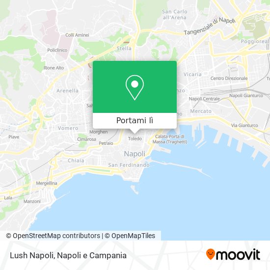 Mappa Lush Napoli