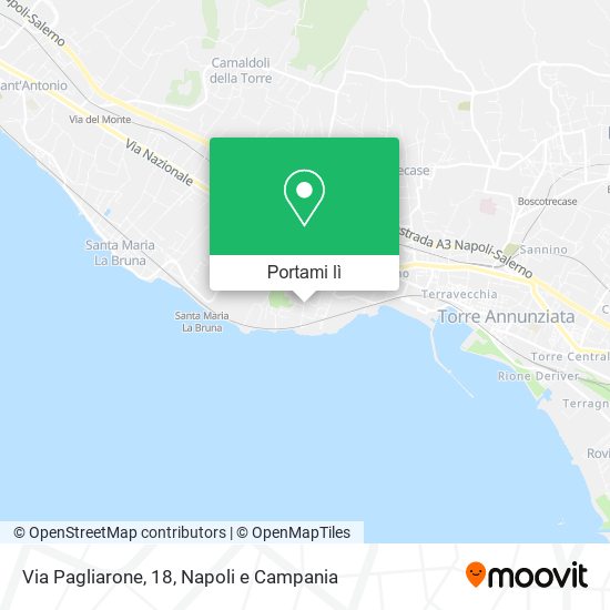 Mappa Via Pagliarone, 18