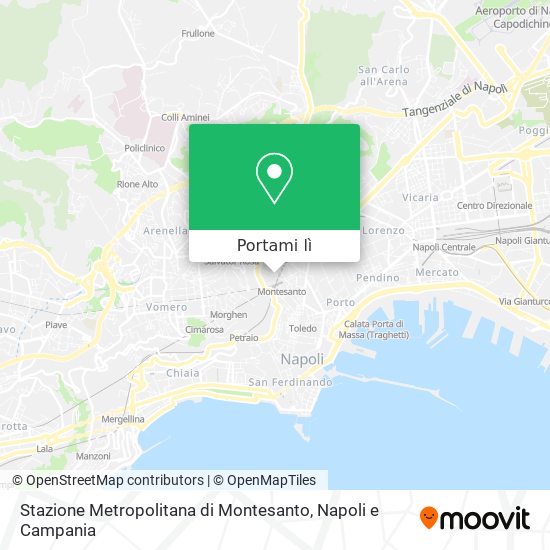 Mappa Stazione Metropolitana di Montesanto