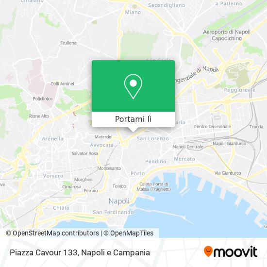 Mappa Piazza Cavour  133