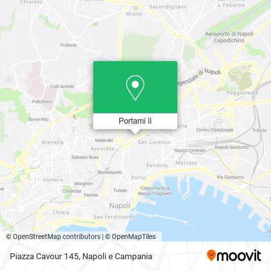 Mappa Piazza Cavour  145