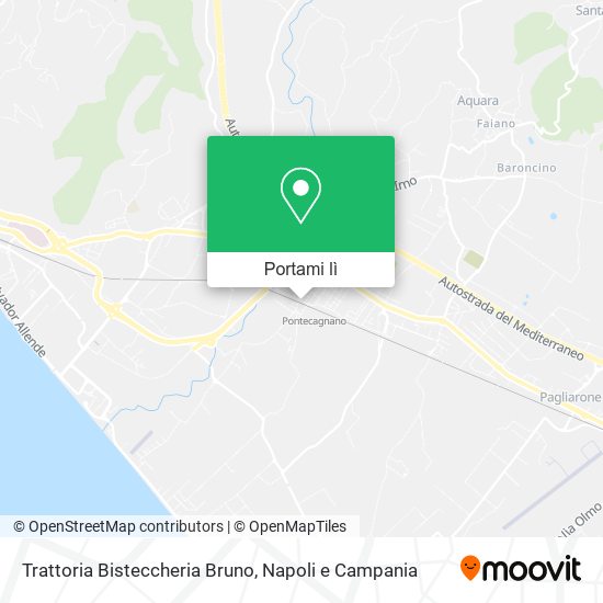 Mappa Trattoria Bisteccheria Bruno