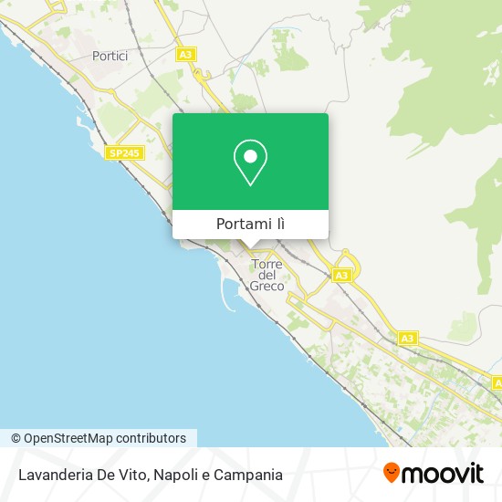 Mappa Lavanderia De Vito