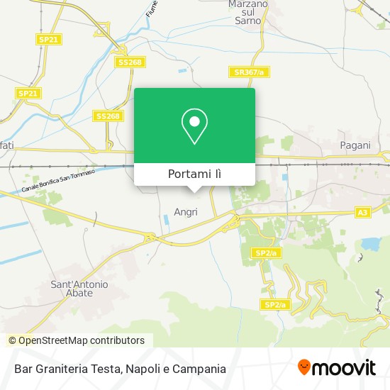 Mappa Bar Graniteria Testa