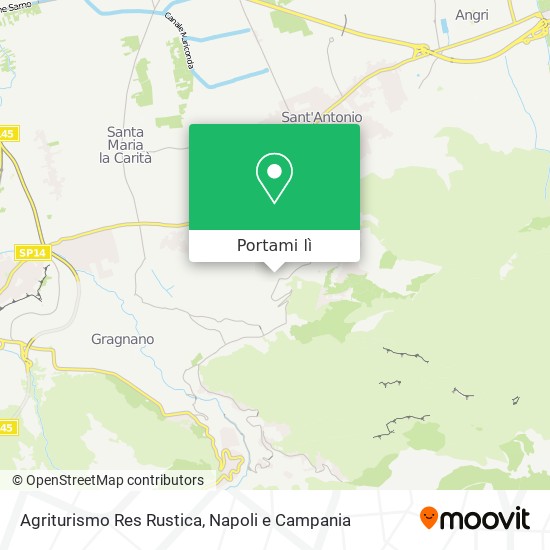 Mappa Agriturismo Res Rustica