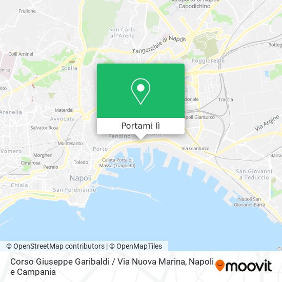 Mappa Corso Giuseppe Garibaldi / Via Nuova Marina