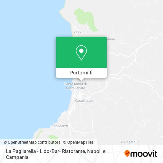 Mappa La Pagliarella - Lido / Bar- Ristorante