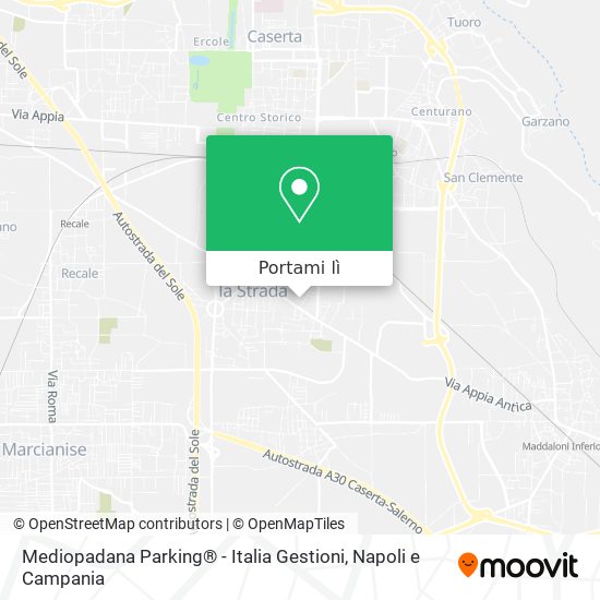 Mappa Mediopadana Parking® - Italia Gestioni