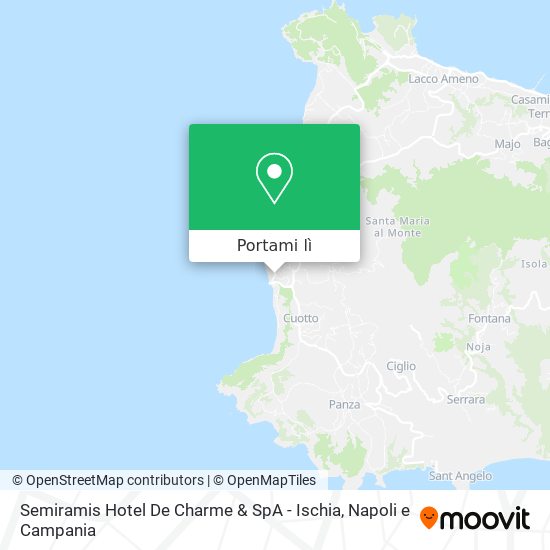 Mappa Semiramis Hotel De Charme & SpA - Ischia