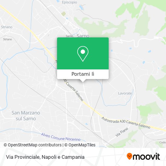 Mappa Via Provinciale