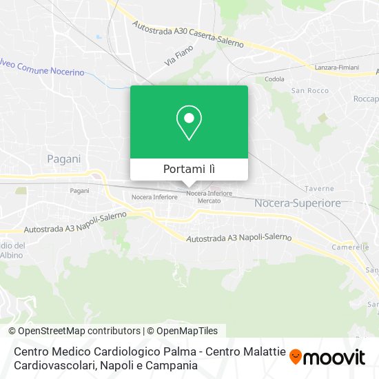 Mappa Centro Medico Cardiologico Palma - Centro Malattie Cardiovascolari