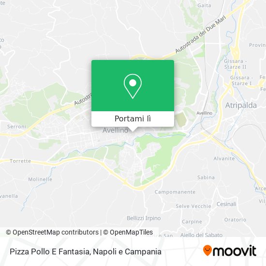 Mappa Pizza Pollo E Fantasia