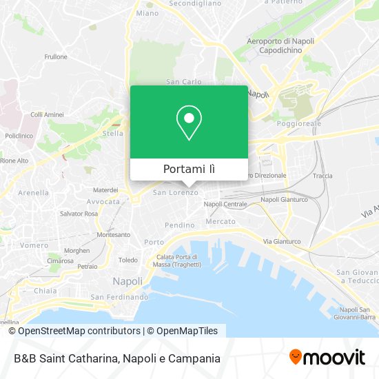 Mappa B&B Saint Catharina