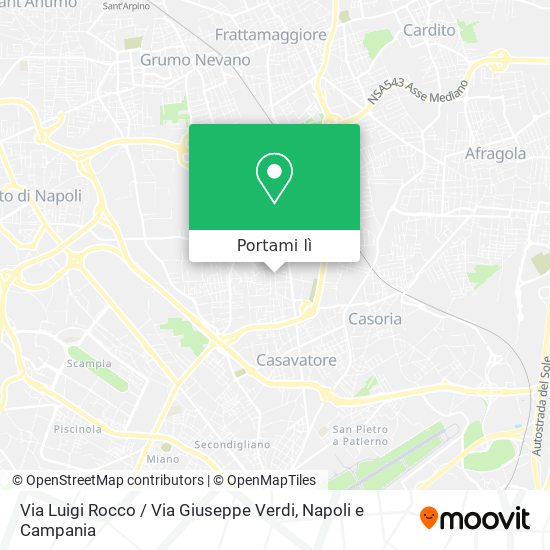 Mappa Via Luigi Rocco / Via Giuseppe Verdi
