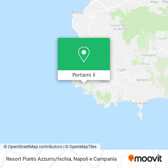 Mappa Resort Punto Azzurro/Ischia
