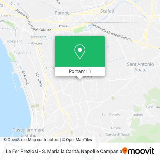Mappa Le Fer Preziosi - S. Maria la Carità
