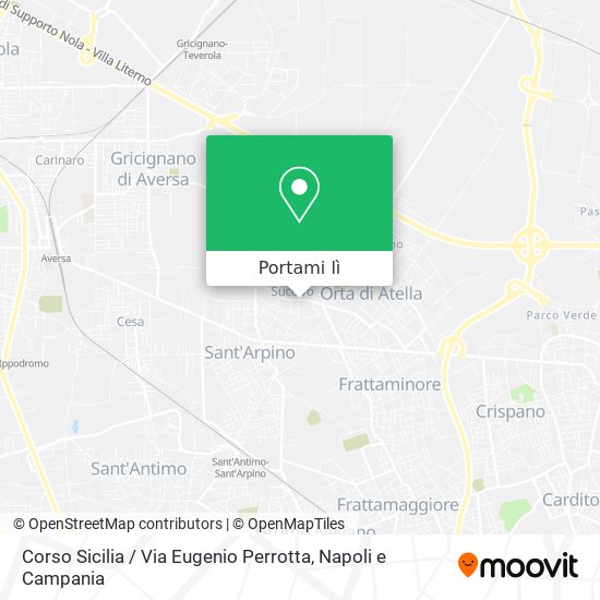 Mappa Corso Sicilia / Via Eugenio Perrotta