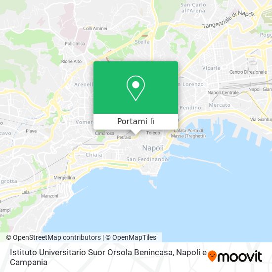Mappa Istituto Universitario Suor Orsola Benincasa