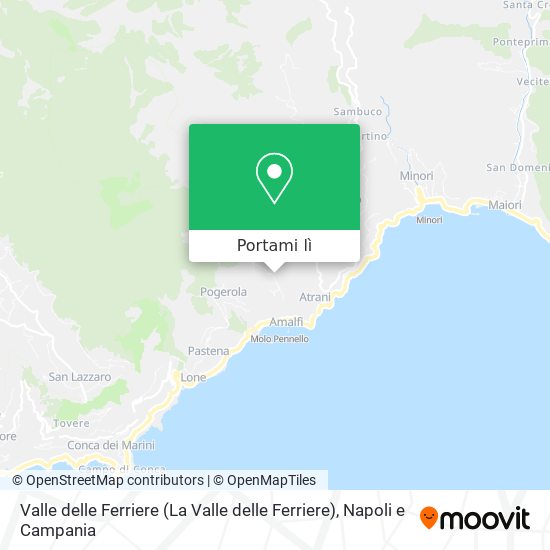 Mappa Valle delle Ferriere