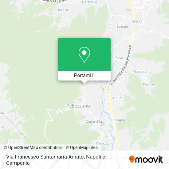 Mappa Via Francesco Santamaria Amato