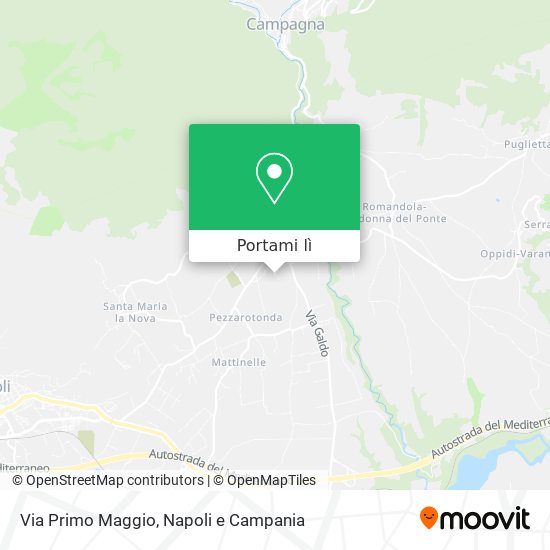 Mappa Via Primo Maggio