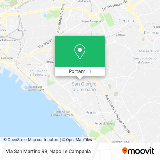 Mappa Via San Martino  99