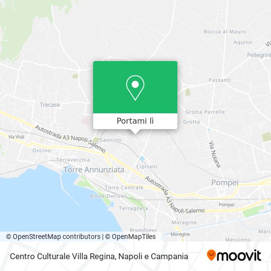 Mappa Centro Culturale Villa Regina
