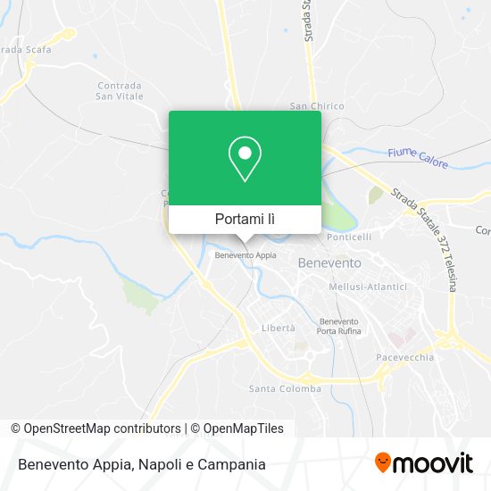 Mappa Benevento Appia