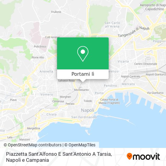 Mappa Piazzetta Sant'Alfonso E Sant'Antonio A Tarsia