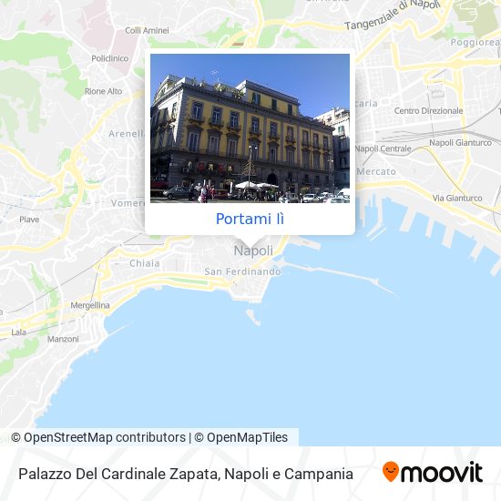 Mappa Palazzo Del Cardinale Zapata