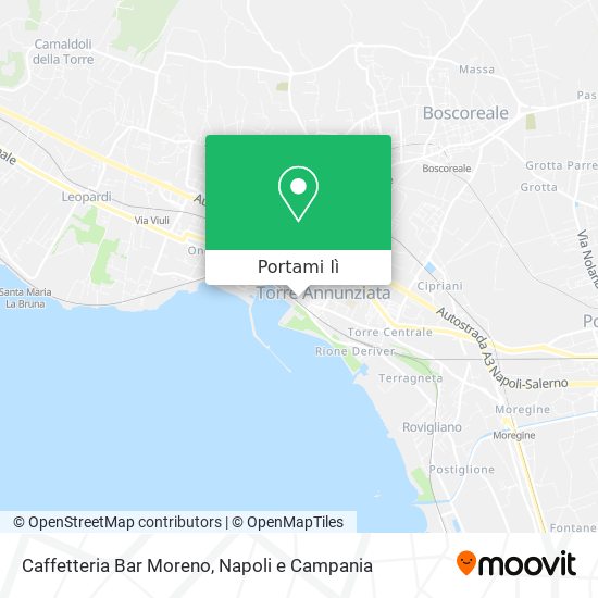 Mappa Caffetteria Bar Moreno