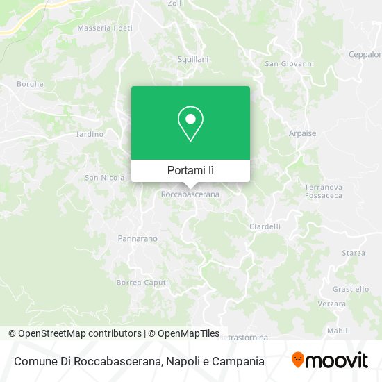 Mappa Comune Di Roccabascerana