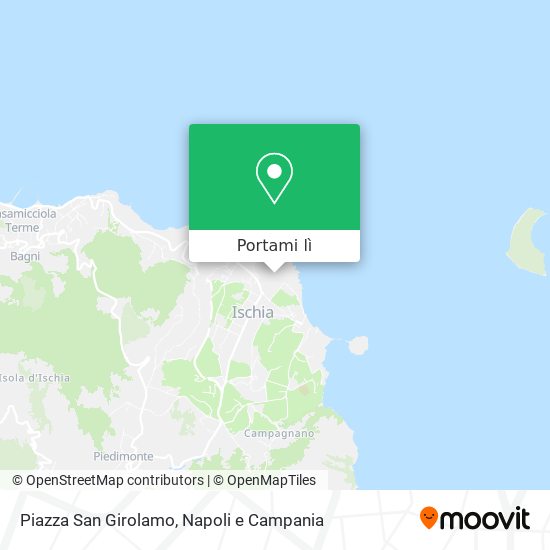 Mappa Piazza San Girolamo