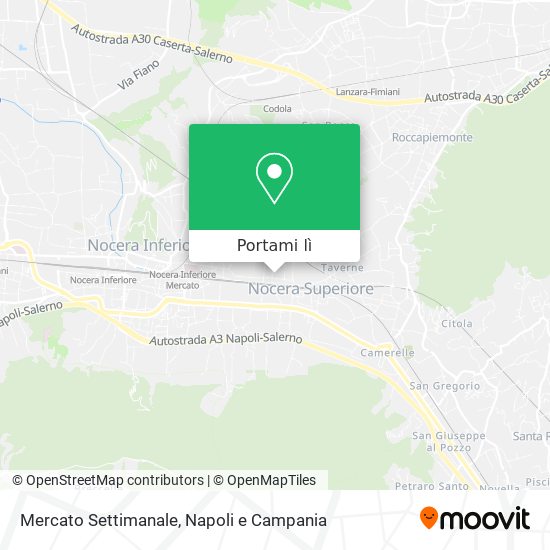 Mappa Mercato Settimanale