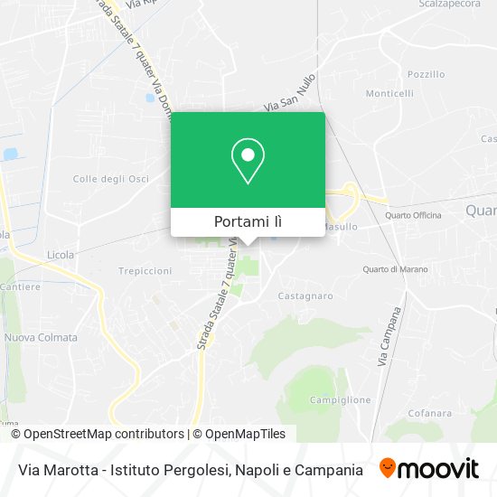 Mappa Via Marotta - Istituto Pergolesi