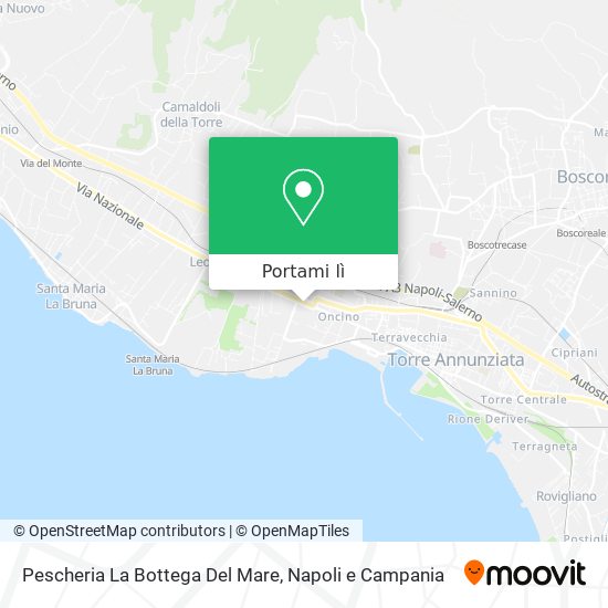 Mappa Pescheria La Bottega Del Mare