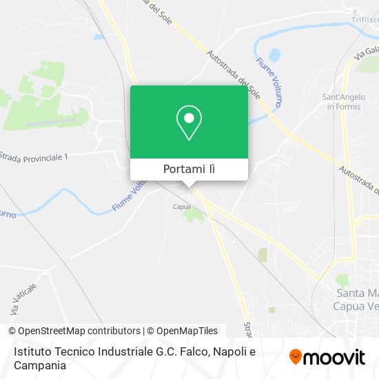 Mappa Istituto Tecnico Industriale G.C. Falco