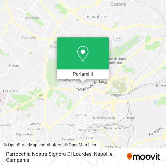 Mappa Parrocchia Nostra Signora Di Lourdes