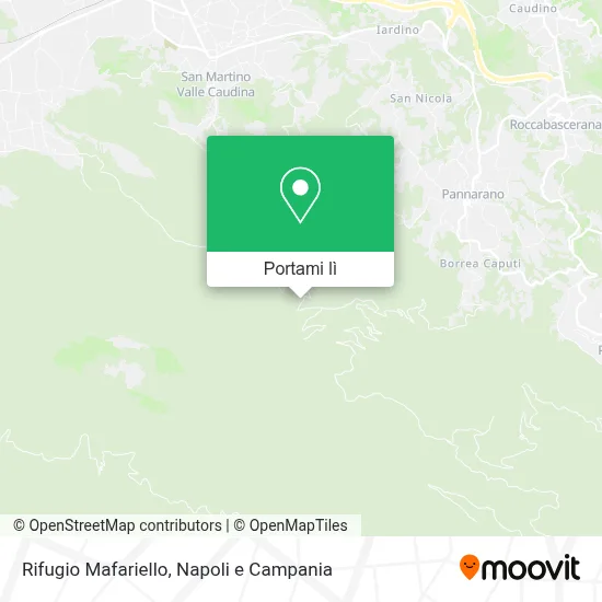 Mappa Rifugio Mafariello