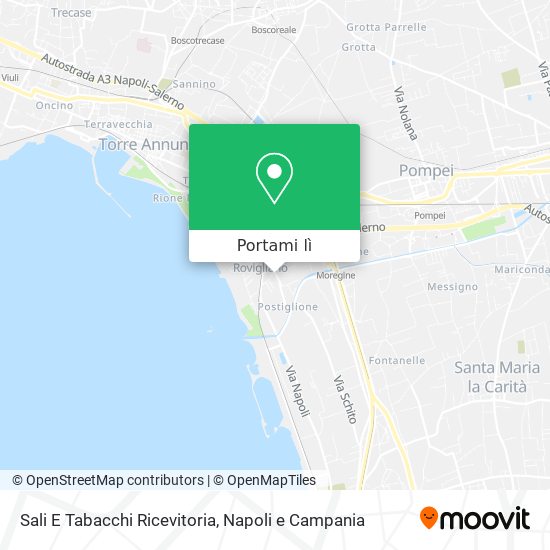 Mappa Sali E Tabacchi Ricevitoria