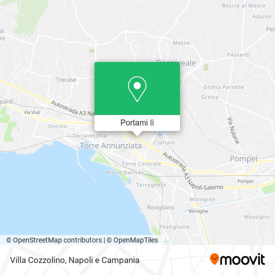 Mappa Villa Cozzolino