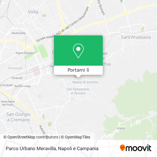 Mappa Parco Urbano Meravilla
