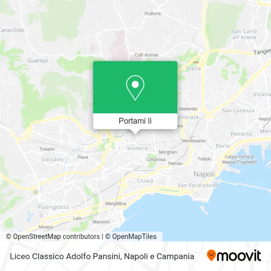 Mappa Liceo Classico Adolfo Pansini