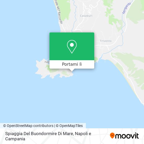 Mappa Spiaggia Del Buondormire Di Mare
