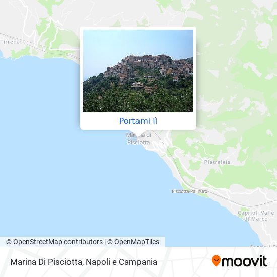 Mappa Marina Di Pisciotta