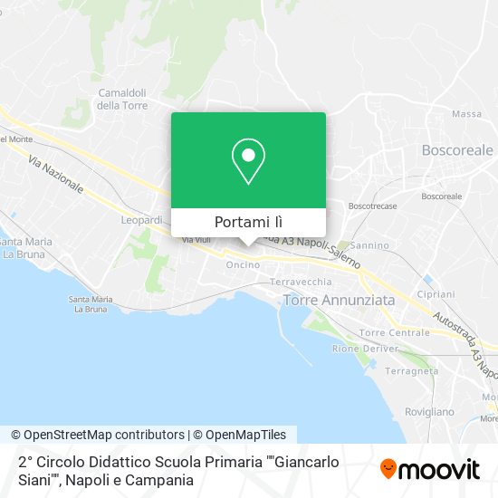 Mappa 2° Circolo Didattico Scuola Primaria ""Giancarlo Siani""