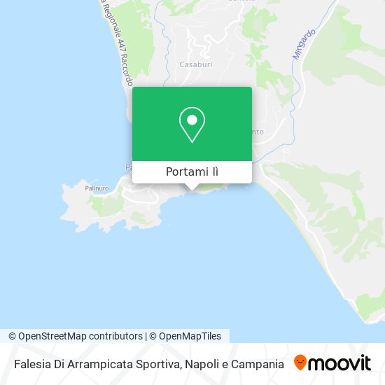 Mappa Falesia Di Arrampicata Sportiva